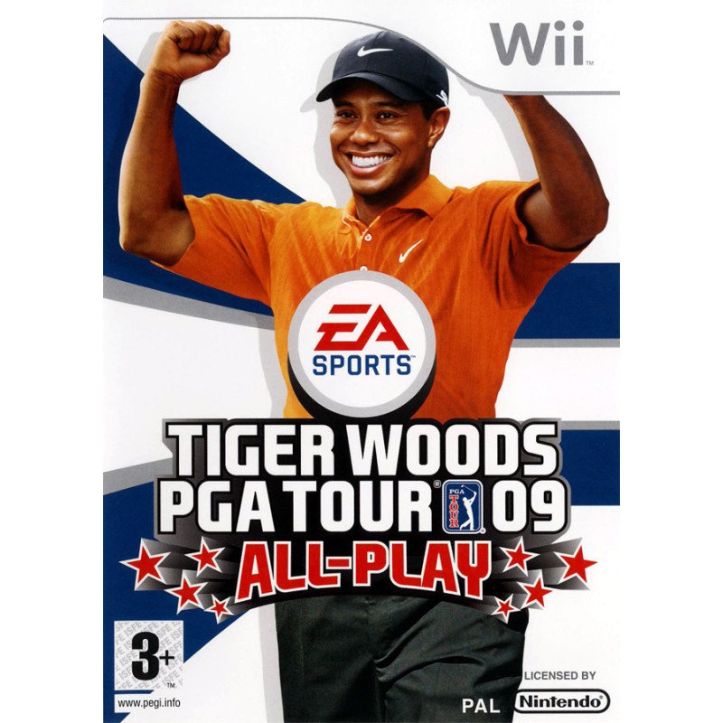 WII Tiger Woods PGA Tour 09 All-play Cib