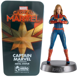 Figurine metal statue captain Marvel