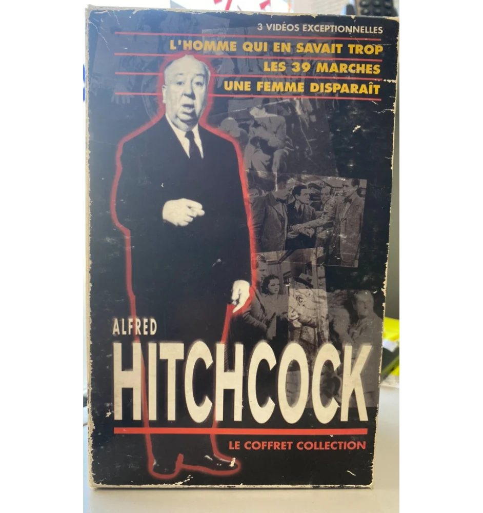 VHS Coffret collection 3 VHS Alfred Hitchcock