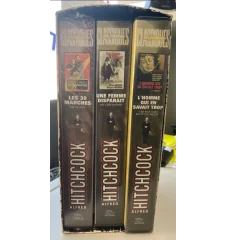 VHS Coffret collection 3 VHS Alfred Hitchcock