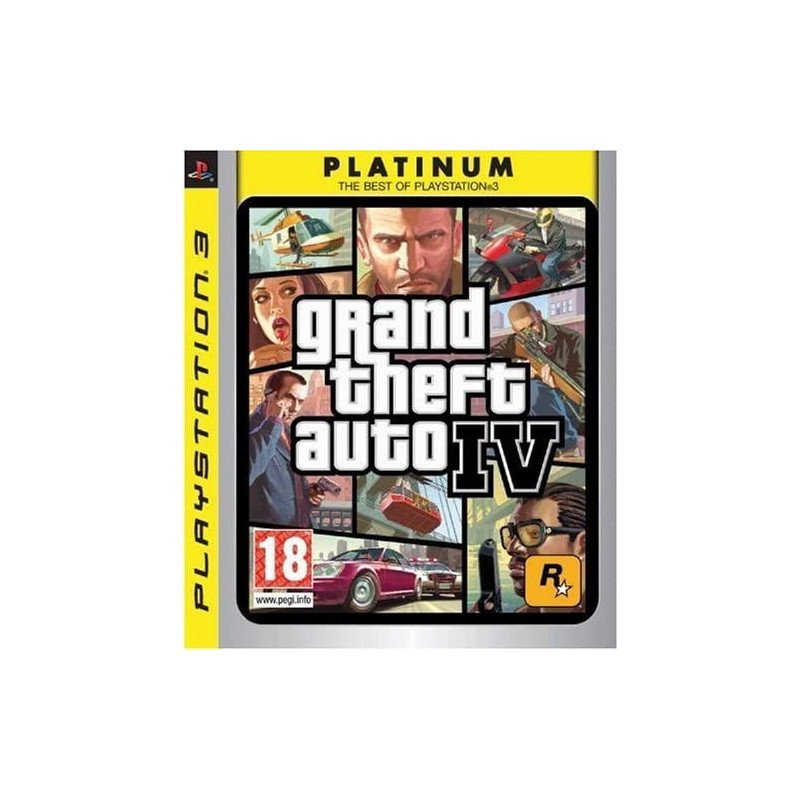 PS3 Grand Theft Auto IV Plat Cib