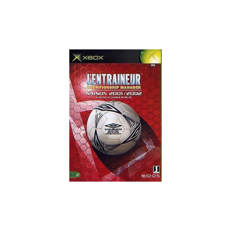Xbox 1ere L'entraineur Championship Manager Saison 2001/2002 Cib