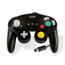 Manette Noire Wii GameCube avec fonction Turbo et Slow Neuve