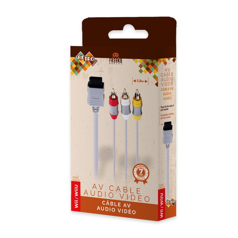 Câble Video AV Pour Wii/WiiU