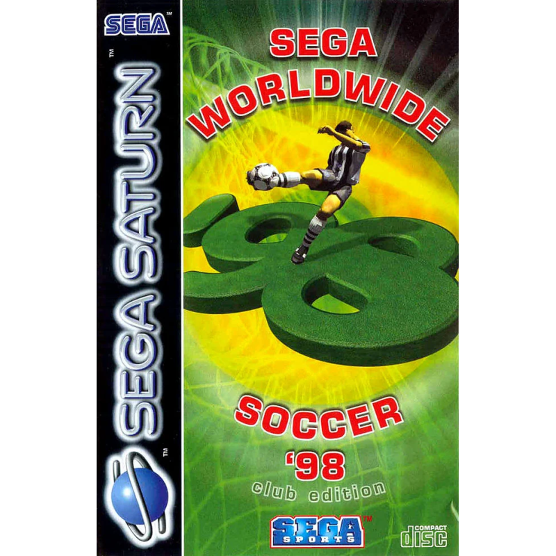 Sega Saturn Worldwide Soccer 98 Sn