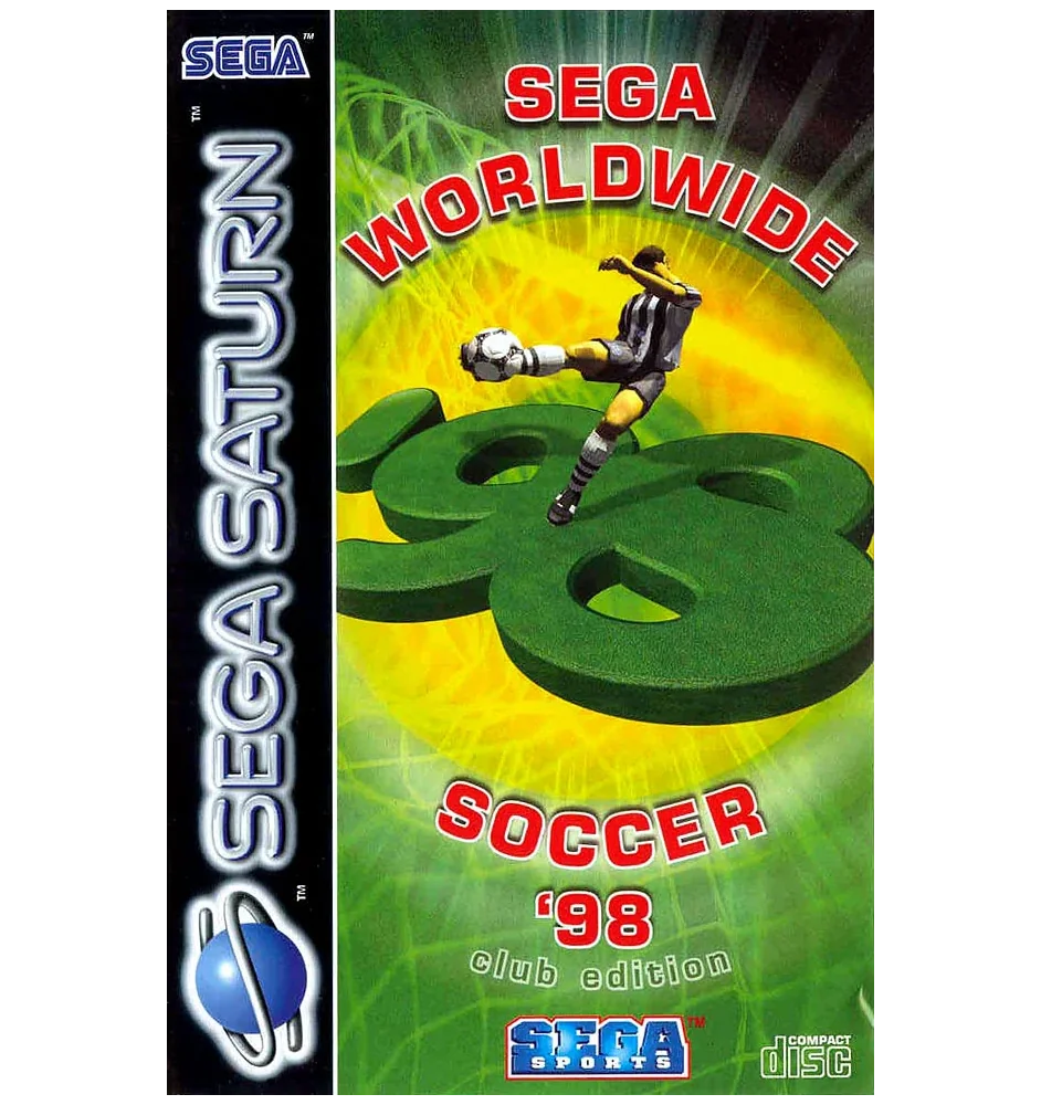 Sega Saturn Worldwide Soccer 98 Sn