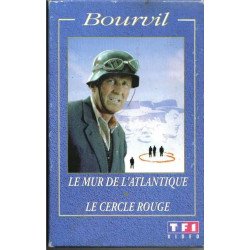 VHS coffret Bourvil le mur de l'atlantique et le cercle rouge