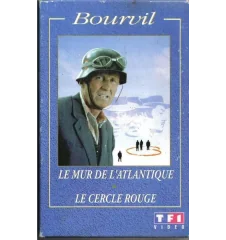VHS coffret Bourvil le mur de l'atlantique et le cercle rouge