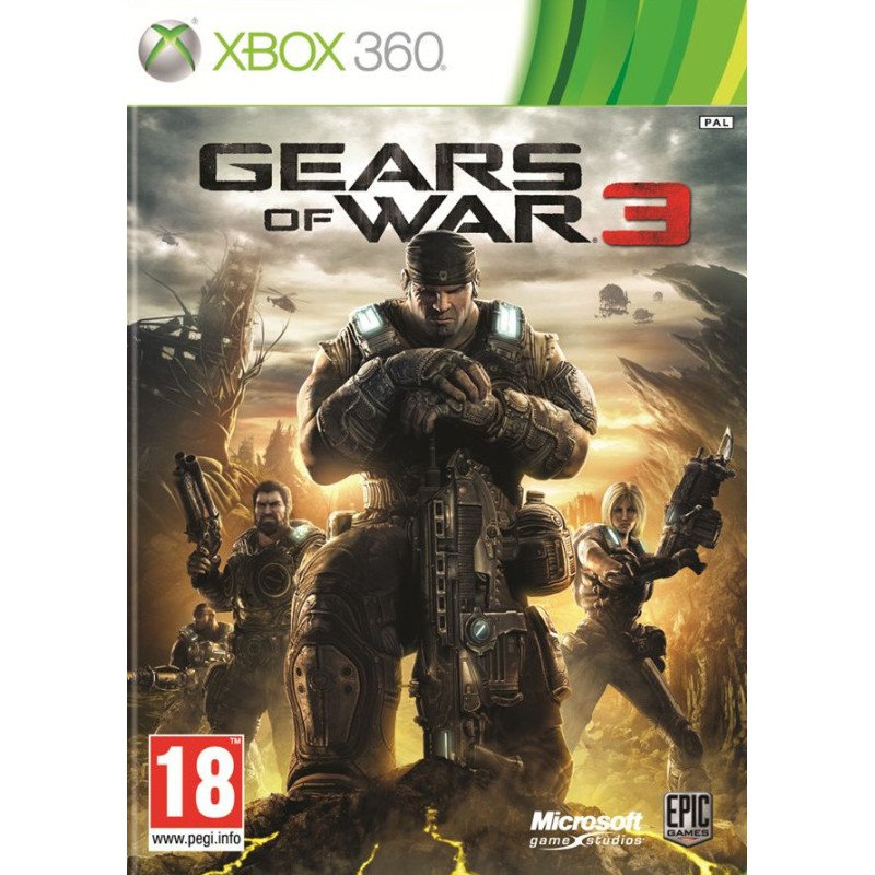 Xbox 360 Gears Of War 3 Sn