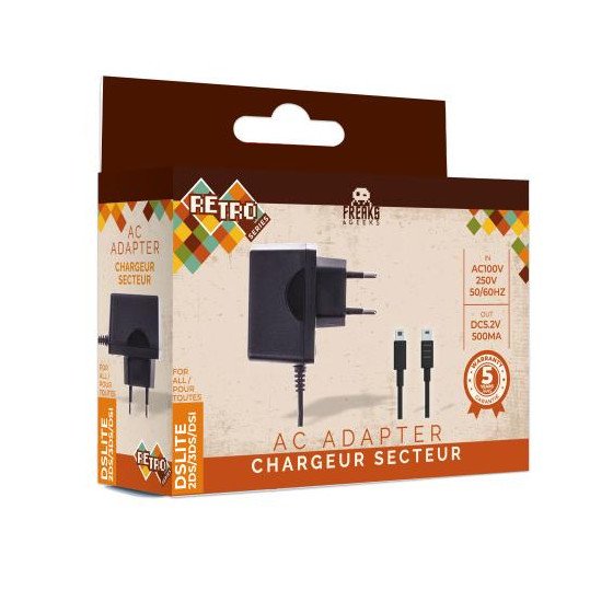 Chargeur secteur New 3ds xl / New 3ds / 2ds / 3ds / 3ds xl / Dsi / Dsi xl / Ds Lite