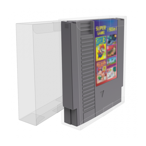 Protection Cristal Box Pour Cartouches Jeux Nintendo Nes