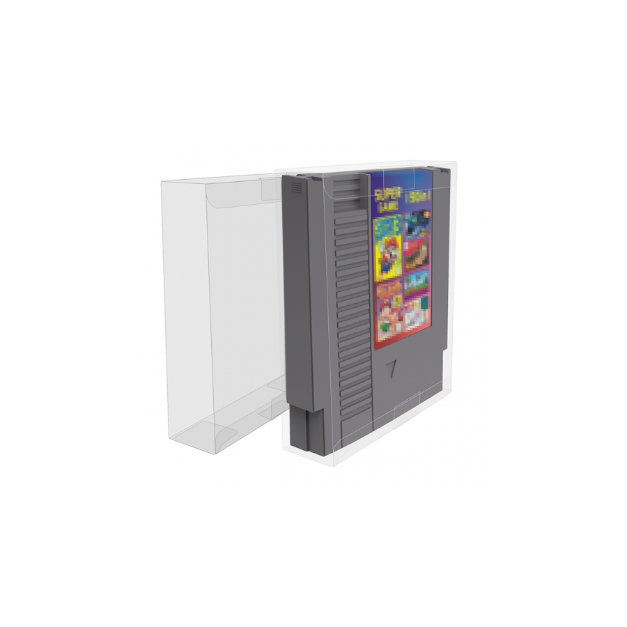 Protection Cristal Box Pour Cartouches Jeux Nintendo Nes