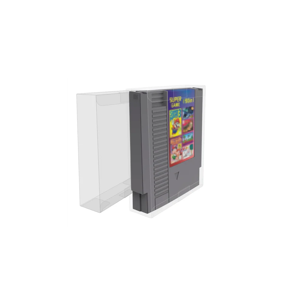 Protection Cristal Box Pour Cartouches Jeux Nintendo Nes
