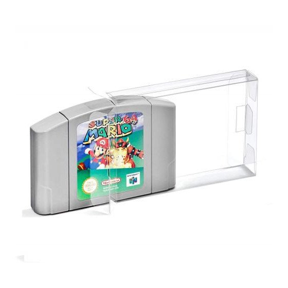 Protection Cristal Box Pour Cartouches Jeux Nintendo 64 N64