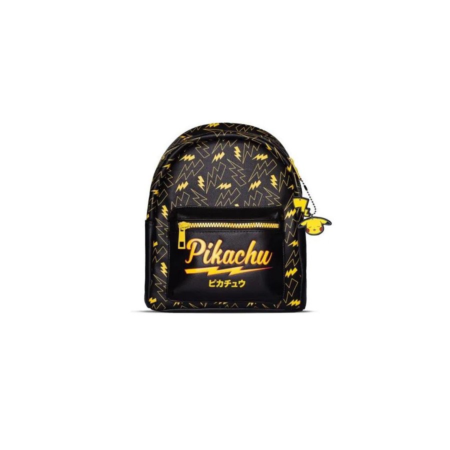 Pokemon Pikachu Mini Sac à Dos Similicuir 30x14x23cm