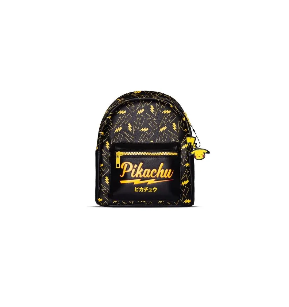 Pokemon Pikachu Mini Sac à Dos Similicuir 30x14x23cm