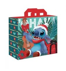 Stitch & Scrump Xmas Ohana Shopping Bag Cabas 45x20x40cm
