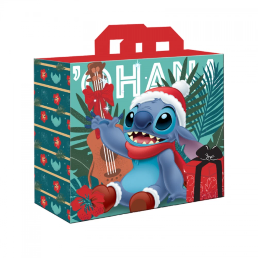 Stitch & Scrump Xmas Ohana Shopping Bag Cabas 45x20x40cm