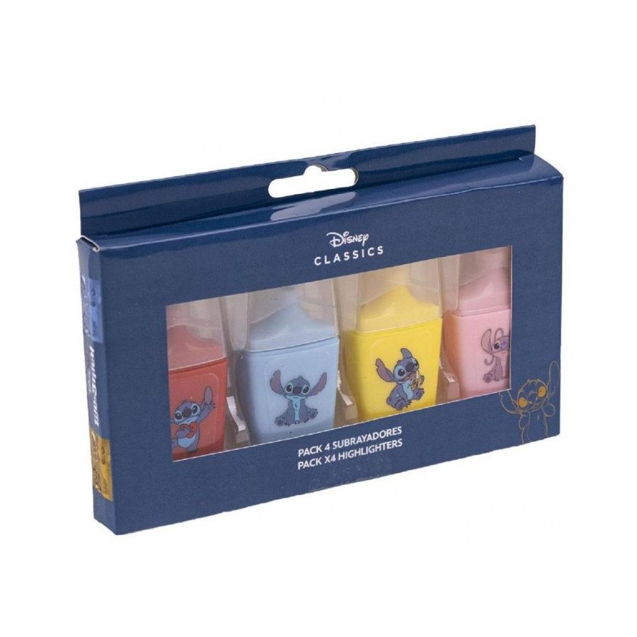 Stitch Set de 4 Surligneurs