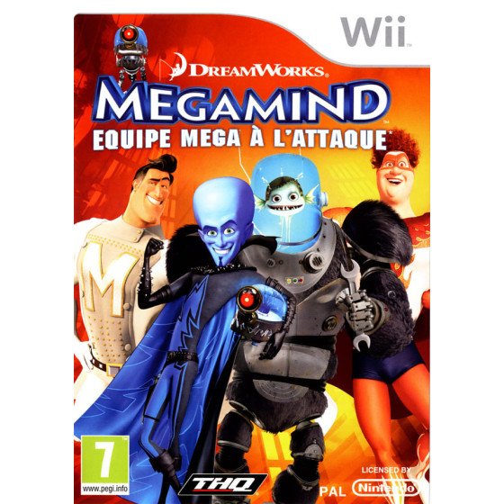 WII Megamind equipe mega à l'attaque Cib