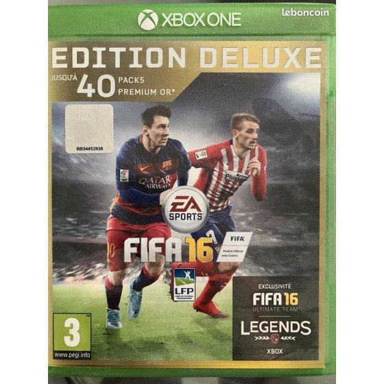 Xbox one Fifa 16 edition deluxe