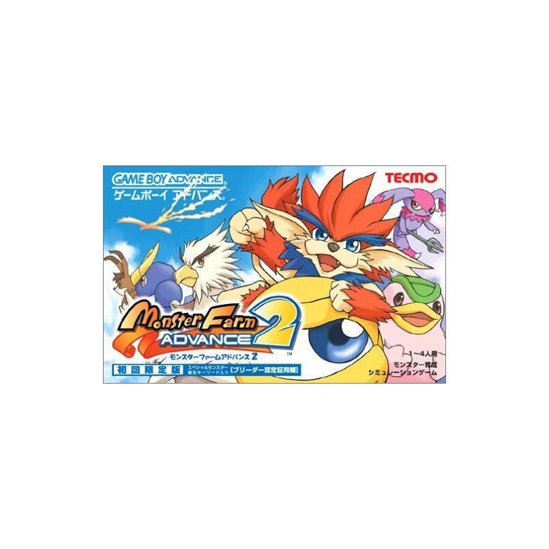 Game Boy Advance Monster Farm 2 Jap Cib