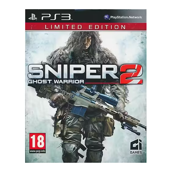 PS3 Sniper 2 Ghost Warrior Limited Edition Cib