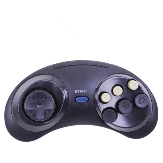 Manette 6 boutons pour MegaDrive, Genesis et MasterSystem