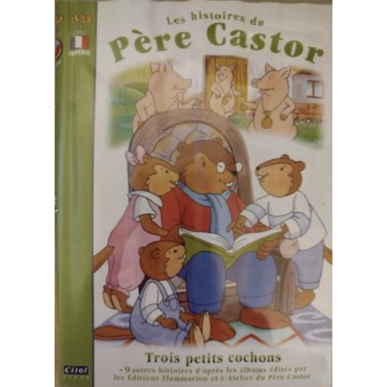 DVD Père Castor trois petits cochons