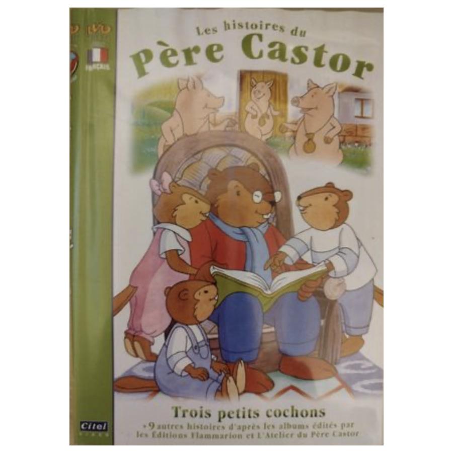 DVD Père Castor trois petits cochons