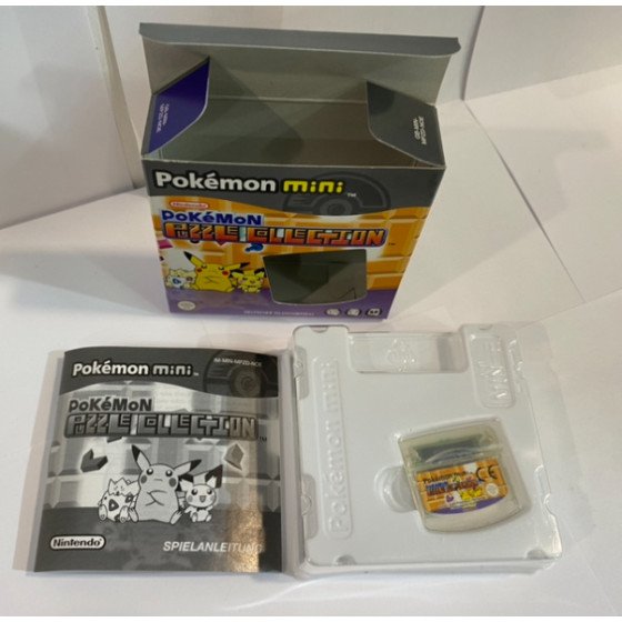Nintendo Pokémon Mini Puzzle Collection NOE Cib