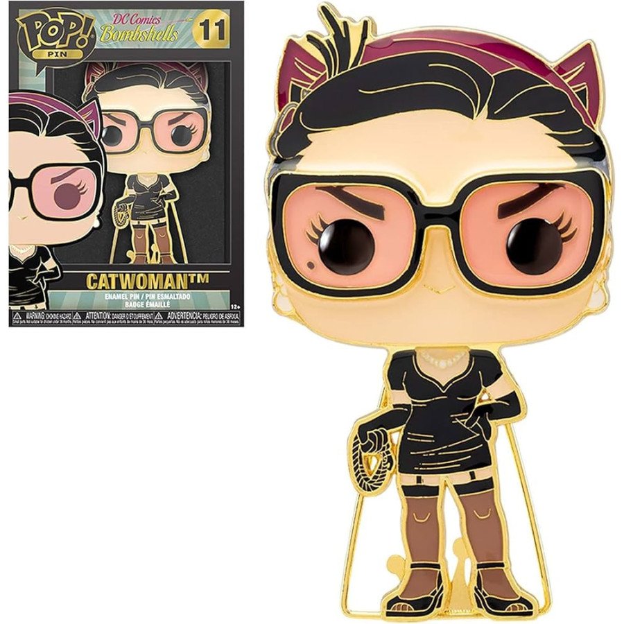 Funko Pop Pin Catwoman Dc Comics n°12