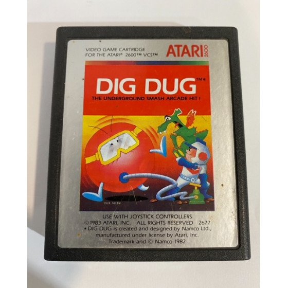 Atari 2600 Dig Dug Loose