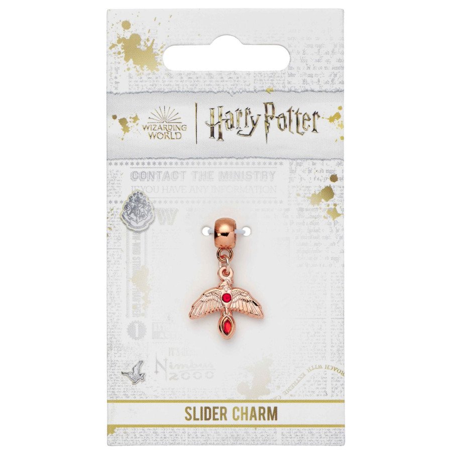 Harry potter Phénix Rose Gold Charme pour Collier & Bracelet
