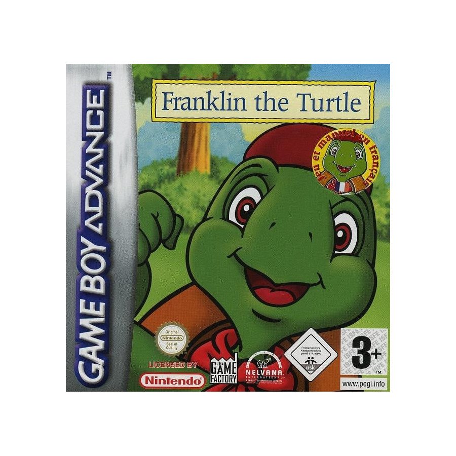 Game Boy Advance Franklin The Turtle Loose + Notice Eur