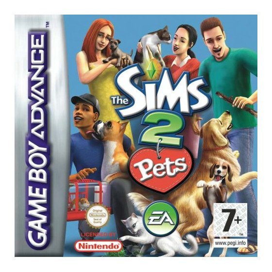 Game Boy Advance Sims 2 Pets Loose Eur