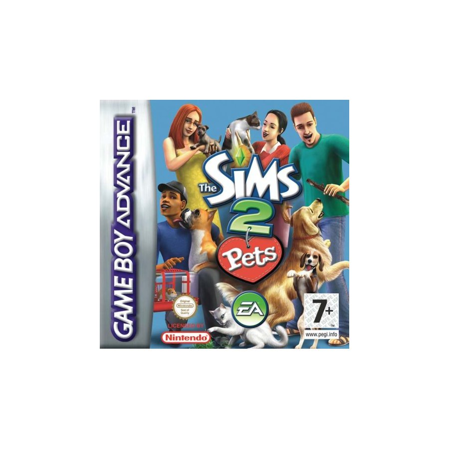 Game Boy Advance Sims 2 Pets Loose Eur