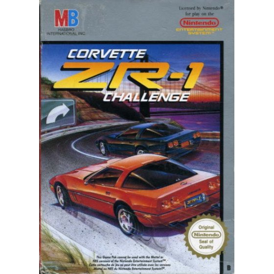 Nes Corvette Zr-1 Challenge Loose + Notice