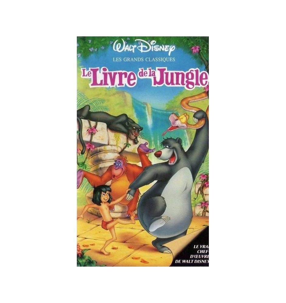 VHS Le Livre De La Jungle