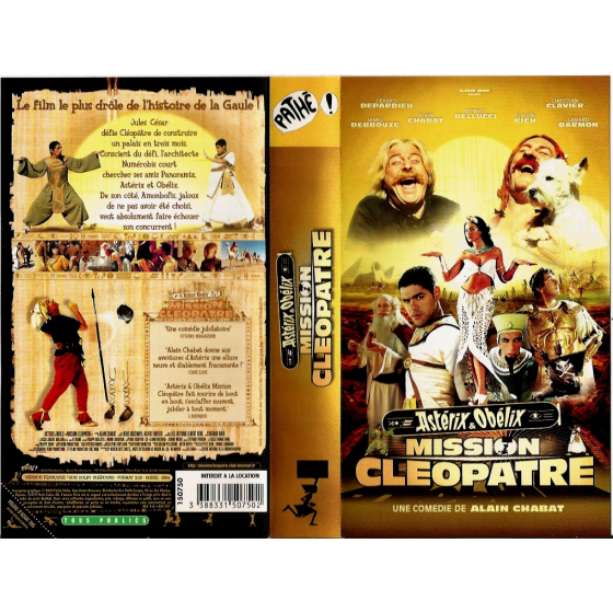 VHS asterix et obelix mission cleopatre