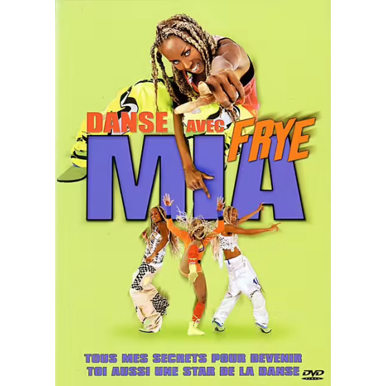 VHS Danse Avec Mia Frye Poster Inclu