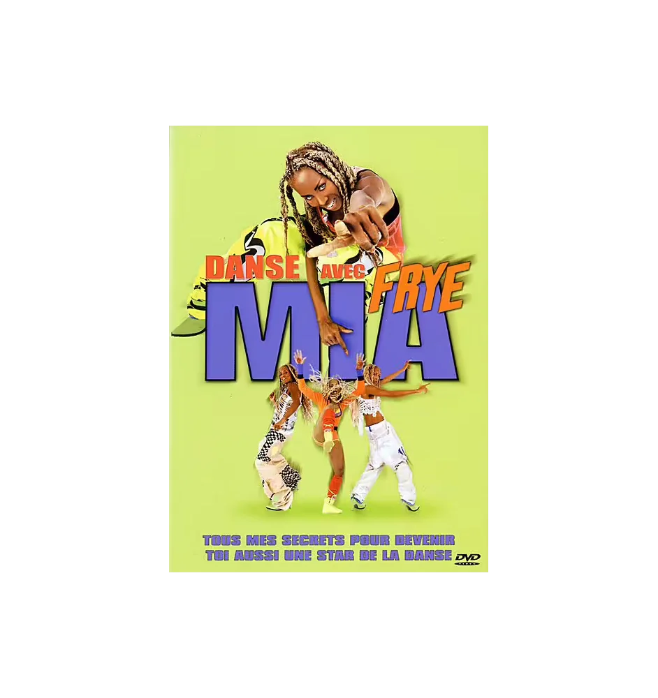 VHS Danse Avec Mia Frye Poster Inclu