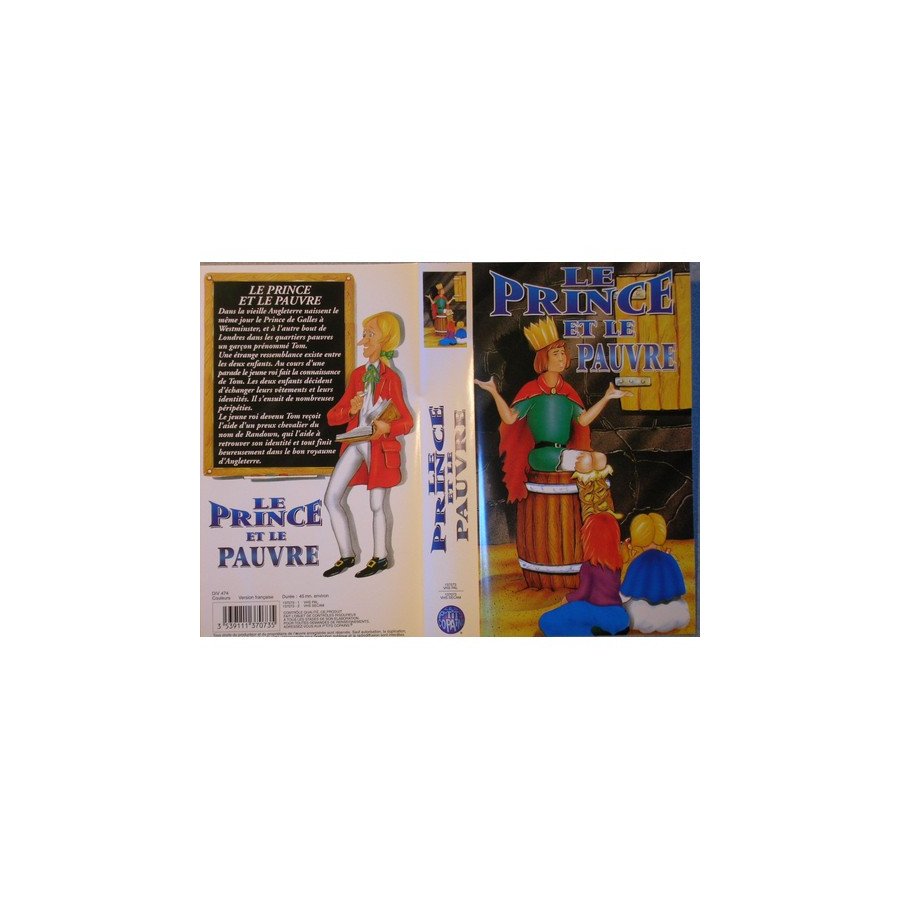 VHS le prince et le pauvre