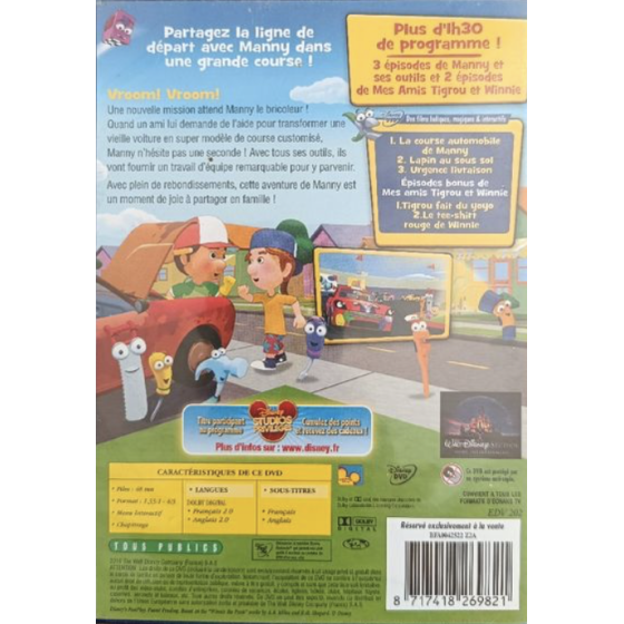 DVD Manny Et Ses Outils La Grande Course