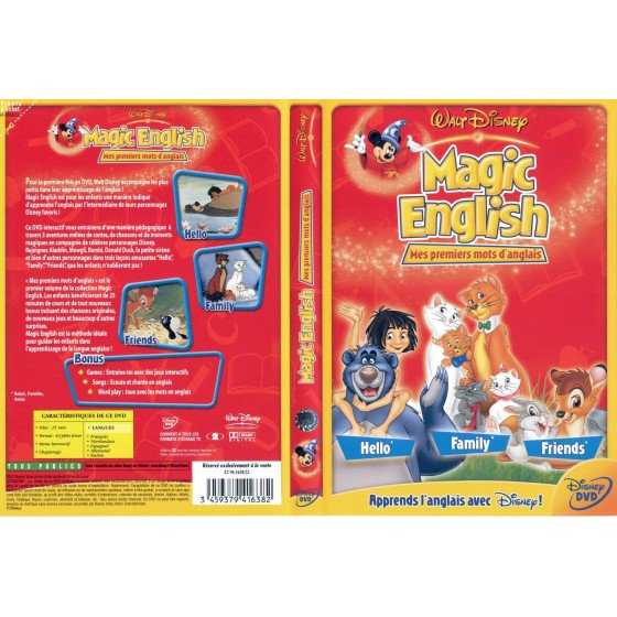 DVD Magic English Mes Premiers Mots d'Anglais