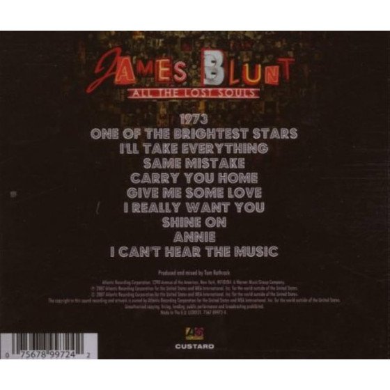 CD James Blunt All The Lost Souls