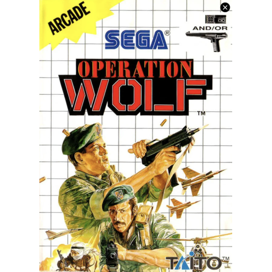 Master system Opération Wolf loose