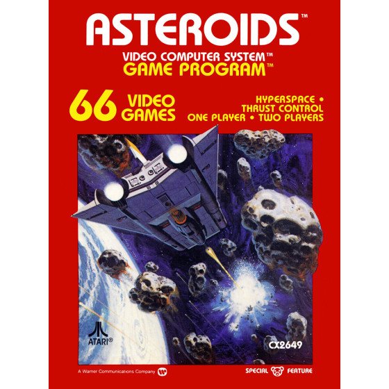 Atari 2600 Asteroids Cib
