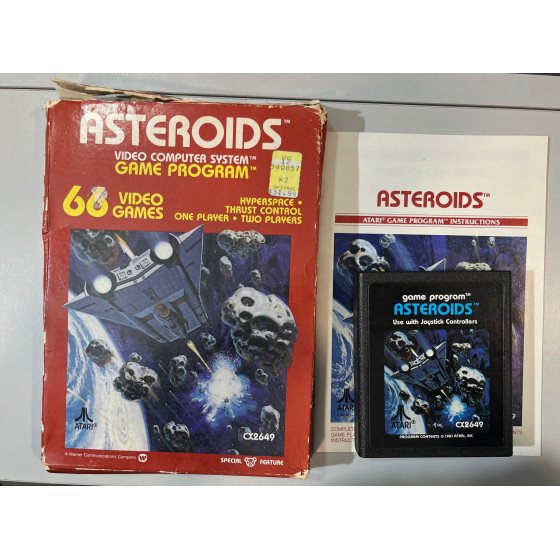 Atari 2600 Asteroids Cib