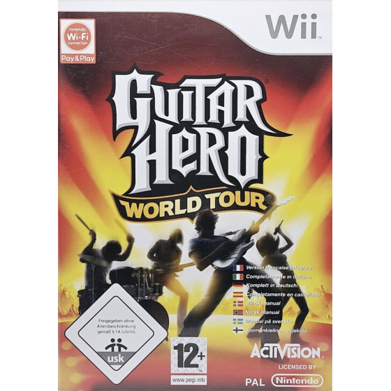 Wii Guitar Hero World Tour Cib